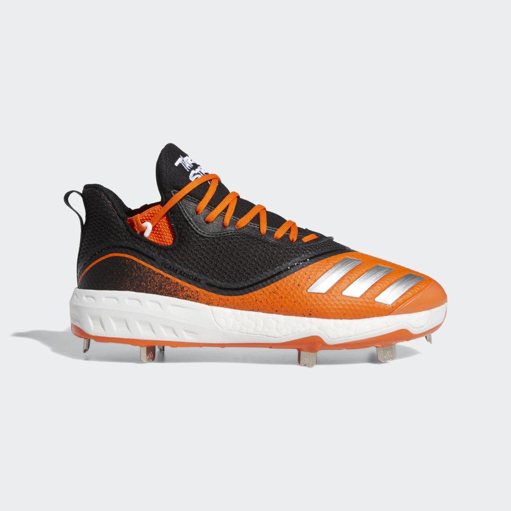 Adidas Men's Icon V Baseball Cleats Black/Orange Ireland G28242